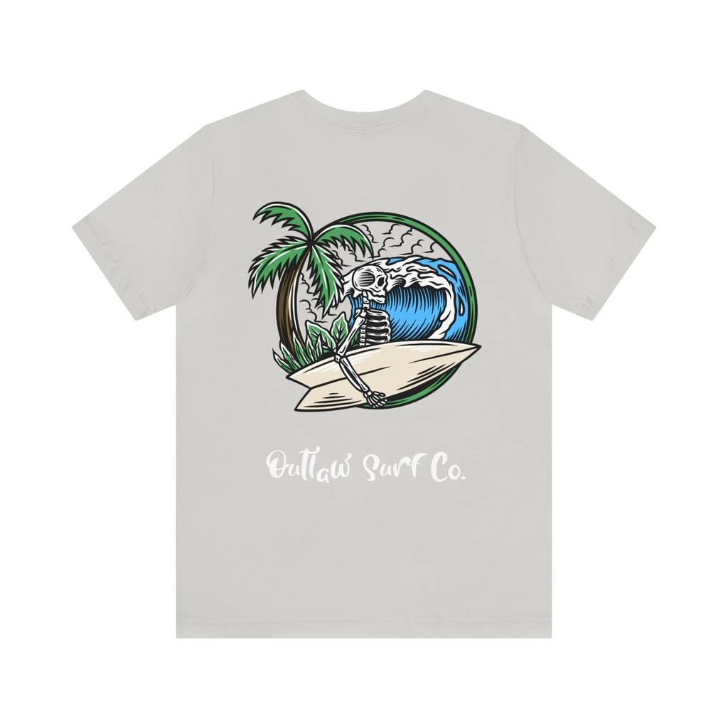 Outlaw Surf Skeleton Surf T-Shirt