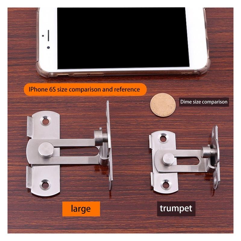 1PC Barn Door Cast Metal Hook Latch Lock Texture Country Rustic Decoration Ornament American Right Angle Sliding Door Buckle