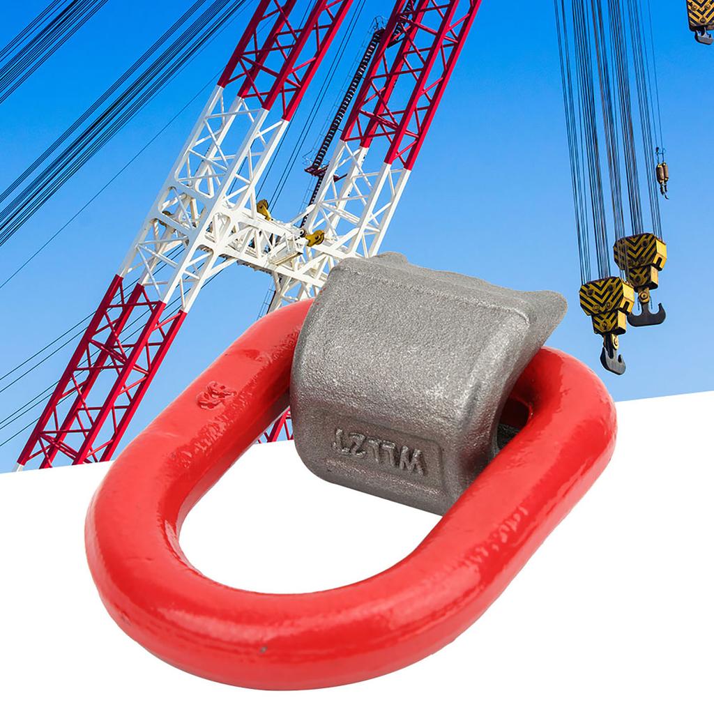 G80 Alloy Steel Forged D Ring Shackle HighStrength Lifting Ring Shackles(2t )