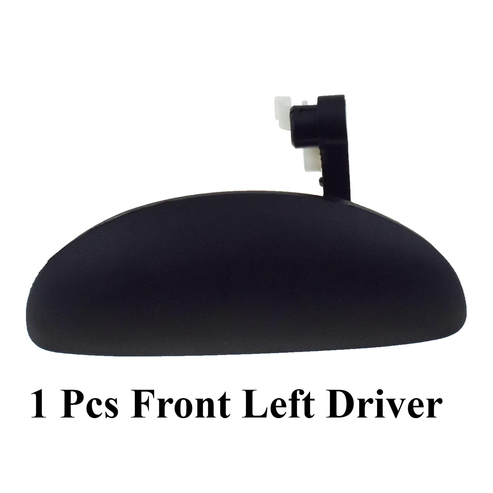 Front or Rear or Left or Right Exterior Car Door Handle For Citroen C1, Peugeot 107, Toyota Aygo 1.0 1.4 2005-2014 matte Black 1 Pcs Front Left