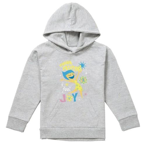 Inside Out 2 Childrens/Kids Think Positive Joy Heather Hoodie