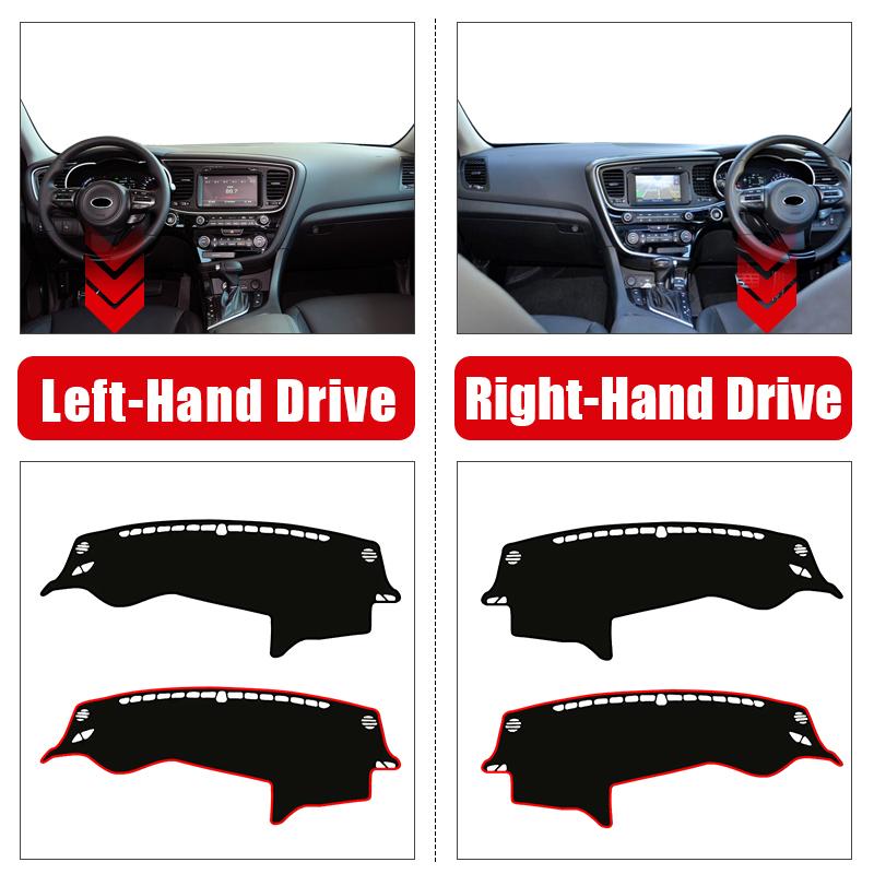 For Kia Optima K5 2011 2012 2013 2014 2015 Car Dashboard Cover Mat Dash Board Sun Shade Pad Anti-UV Non-Slip Case Accessories