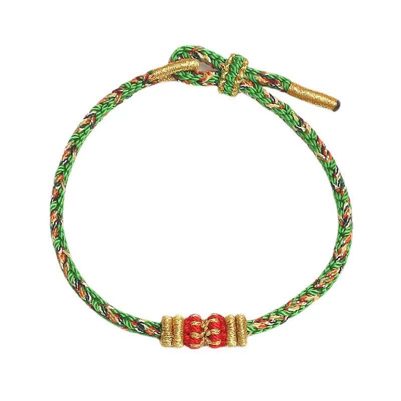 2025 Zodiac Year of the Snake Men's Handmade Red String Bracelet