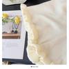 Autumn-Winter 2025 Women's Solid Knit Ruffle Edge High Waist Slimming A-Line Shorts