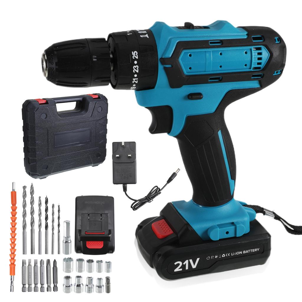 Cordless Drill Machine With Lithium Battery For Long Lasting Smart Steel Portable Cordless Drill