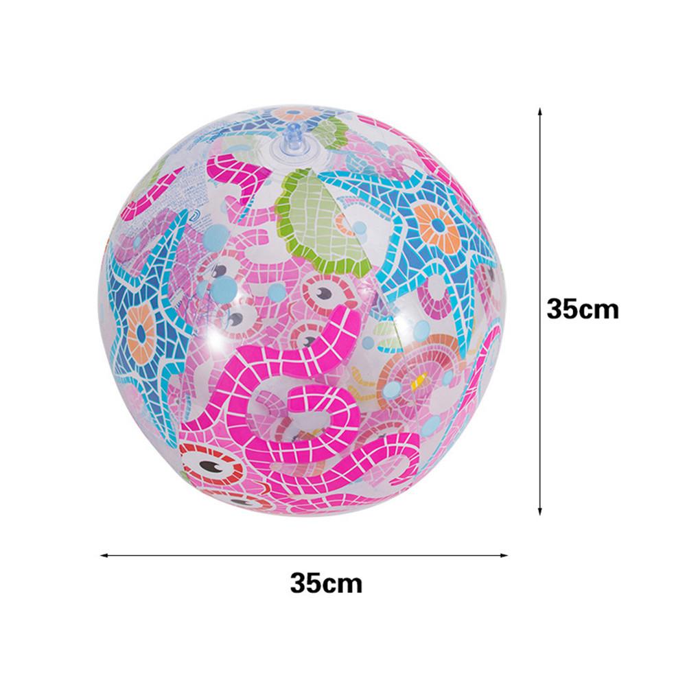 Children's Inflatable Water Ball Outdoor Swimming Toys PVC Inflatable Beach Ball Children's Toys Elastic Float Ball Interactive