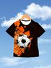 Children's Clothing 3D Football Print Short Sleeve T-Shirt Boy Clothes Summer Casual Quick-Dry Football Shirt Kids Clothes Tops