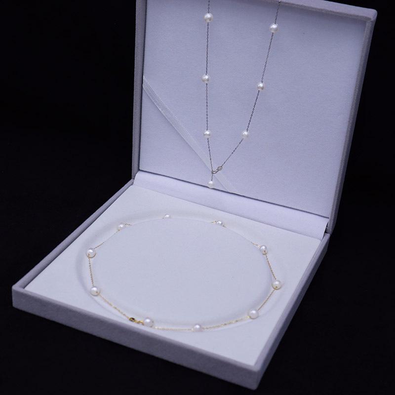 Zhuji Freshwater Pearl Classic S925 Silver Star Necklace