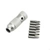 Attracting Driver Knurled Screwdriver Handle Compact for Tight Confined Areas