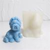 Puppy Candle Molds Lovely Dogs Silicone Mould DIY Baking Molds Craft Soap Mould