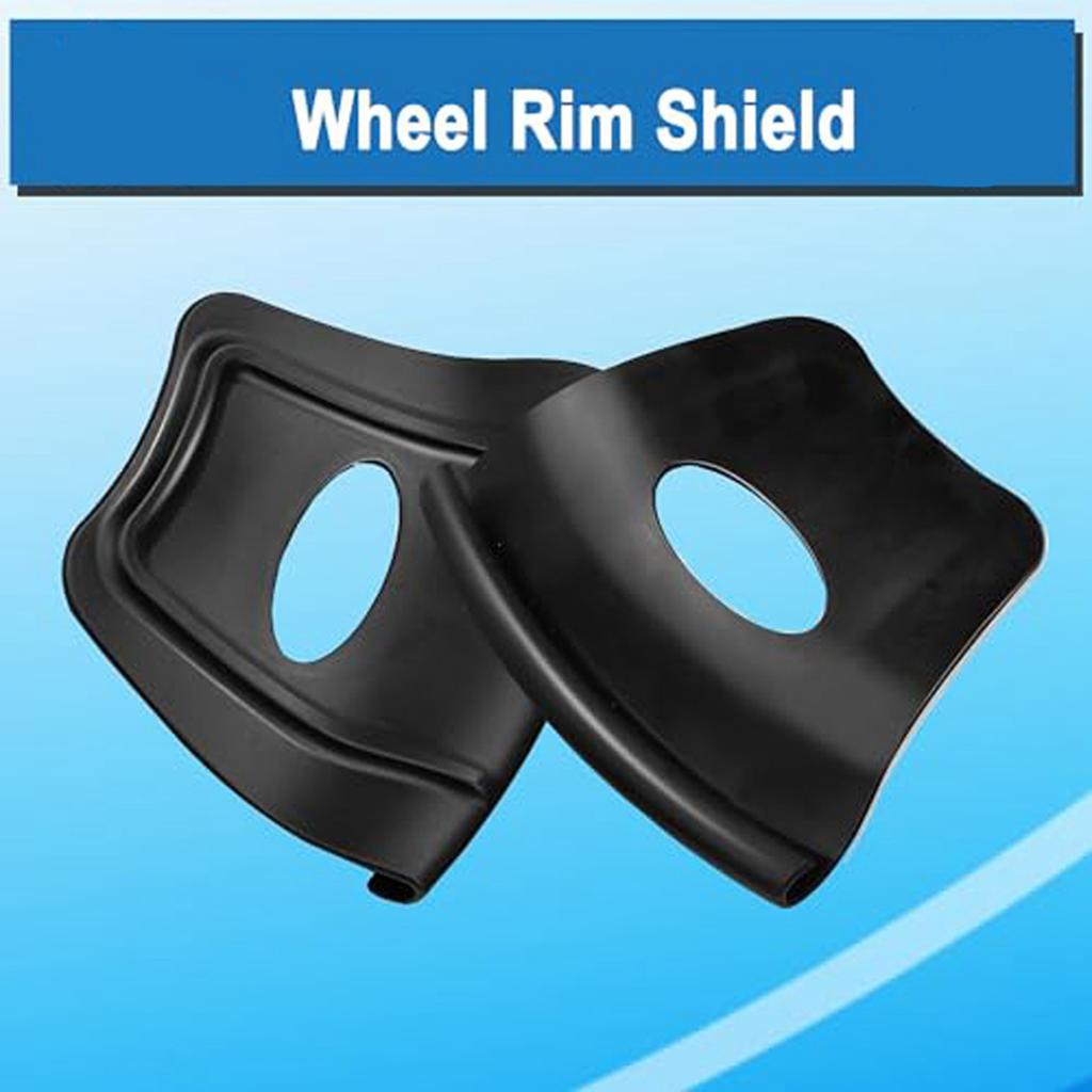2Pcs Wheel Rim Protectors Universal Tire Installation Guards Edge Savers for Motorcycle Dirt Bike, Tire & Wheel