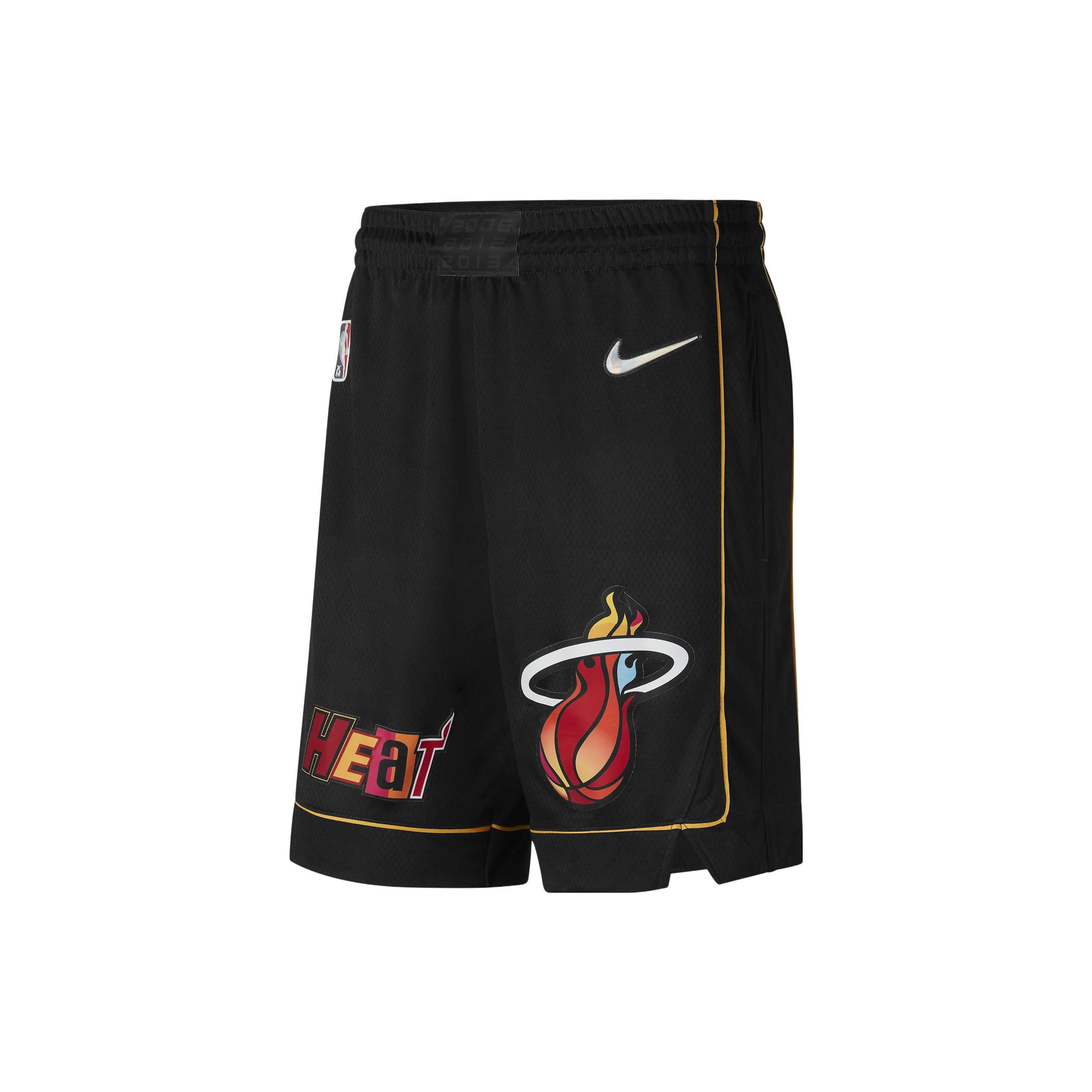 

Баскетбольные шорты Nike NBA Miami Heat City Edition Mixtape черные мужские уличные DB4140-010 M