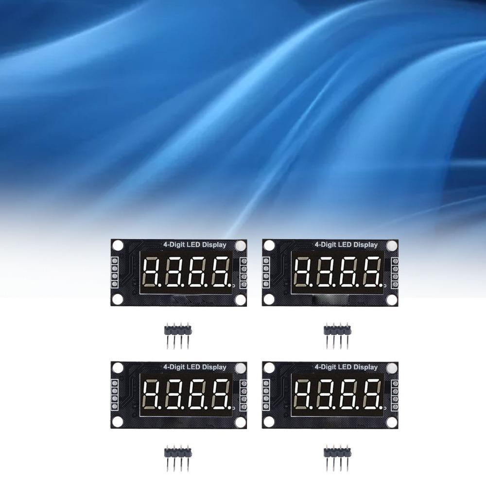 4 Set 0.36 Inch Digital Tube Display Module TM1637 Drive Chip Tube Clock Display  Clock Display