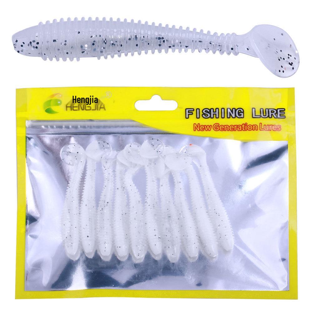 T-Tail Spiral Soft Bait Worm Set - Artificial Fishing Lure
