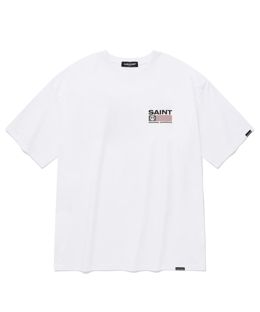 SAINTPAIN Sp Peace Logo T-Shirt - White