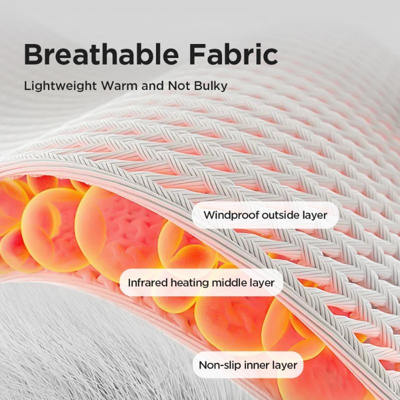 Electric Heating Wrist Massager Adjustable 5 Levels Hot Compress 3 Levels Vibration Wrist Guard Band for Carpal Tunnel Relief