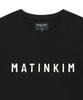 Mattengkim Applique Felt Logo Top For Men In Black