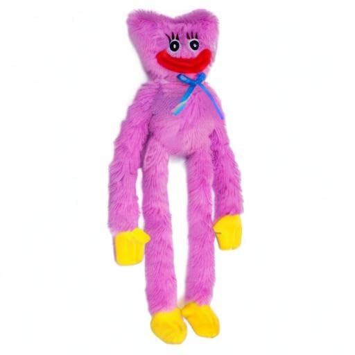 Poppy Playtime Huggie Woggy Plush Toy - Collectible Toy for All Ages (19-inch Smiling Kissy Miss)