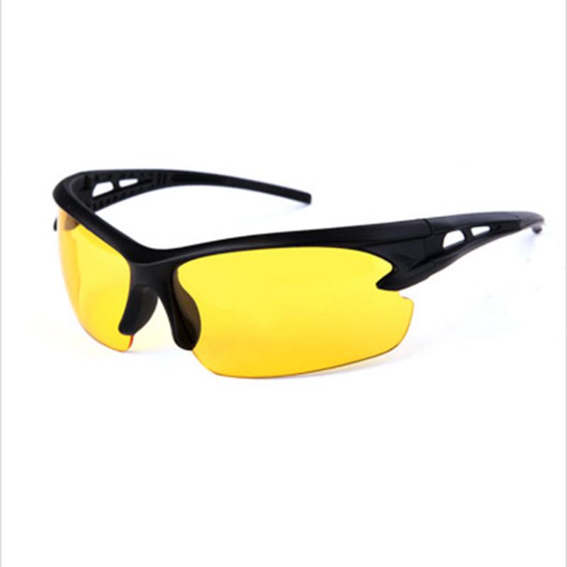 Fashion Retro Night Vision Glasses Driver's Driving Glasses Sports Sunglasses for Women Men Cycling Glasses Yellow Sunglasses