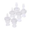 2Pcs Luer Lock Adapter Pp Plastic Air Valve Pipe Subpackaging Instrument Connect