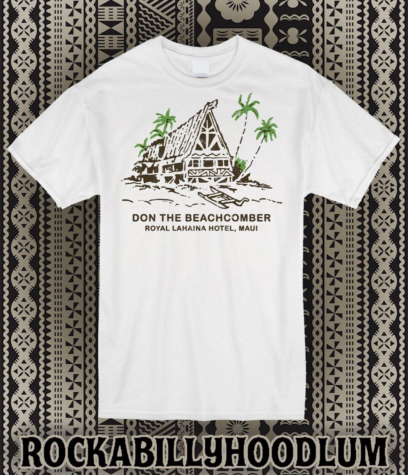 Retro Tiki T Shirt Bar Mug Restaurant Polynesian Don The Beachcomber Maui Hawaii 2XL