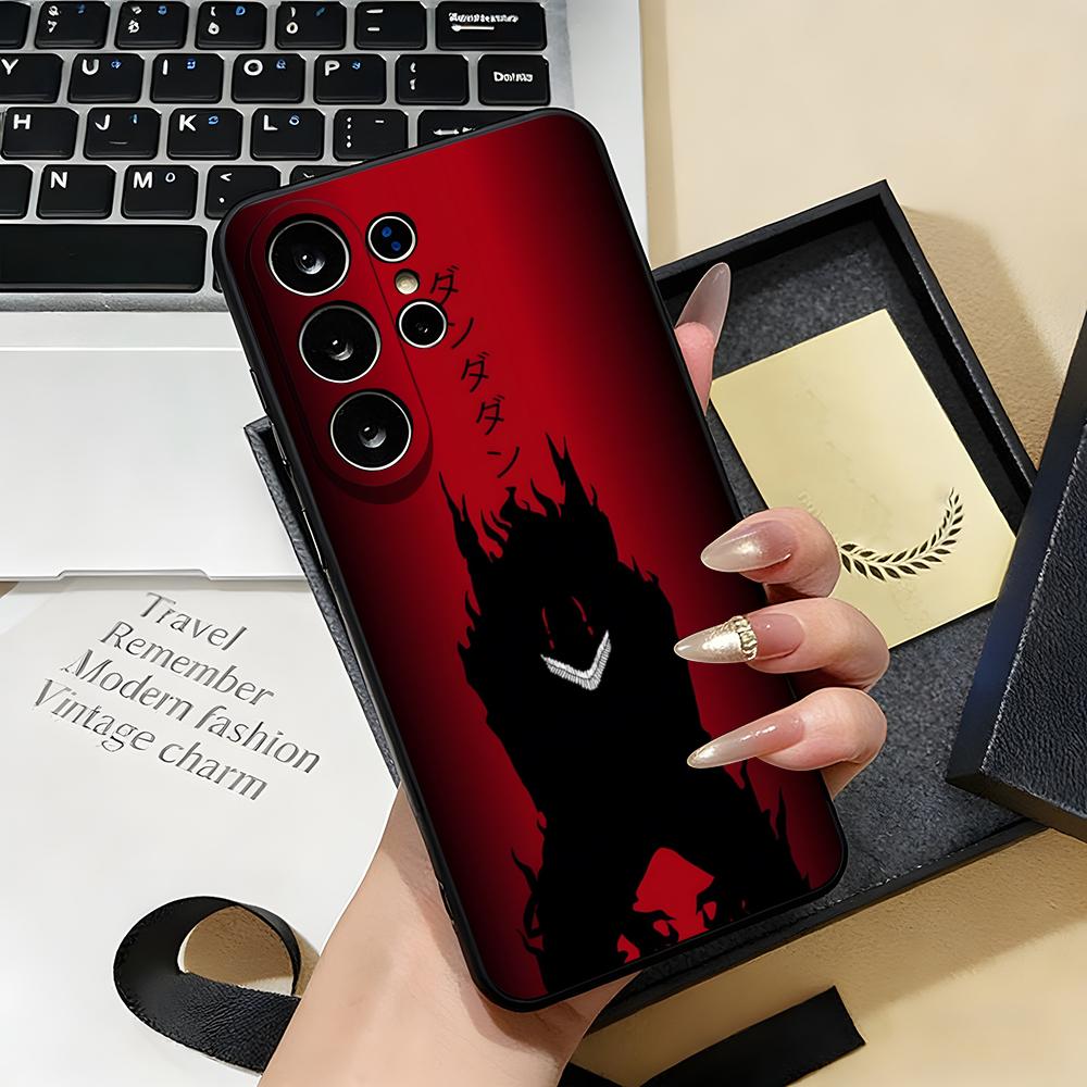 ANIME D-Dandadans Phone Case For Samsung S26 S25 S24 FE S23 S22 S21 Plus S20 Ultra Note20Ultra Black Soft Shell