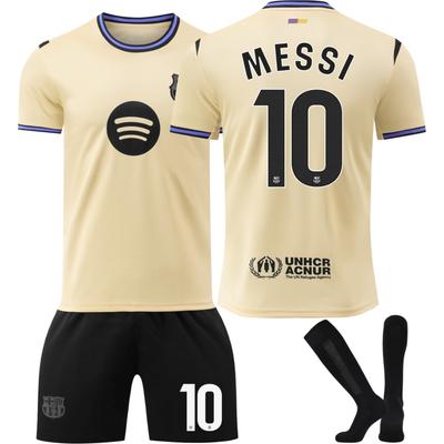 25-26 Barcelona Venkovní dres Fotbalový dres pro děti a dospělé MESSI #10