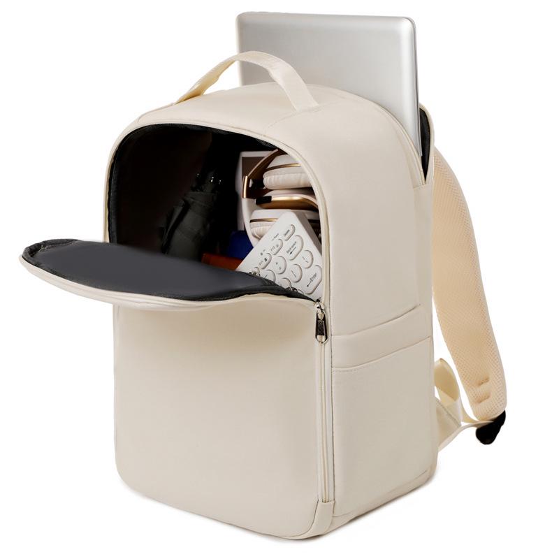 Unisex Large Capacity Business Travel Backpack - 15-inch Lightweight Double Shoulder Bag for Commuting & Laptop Storage