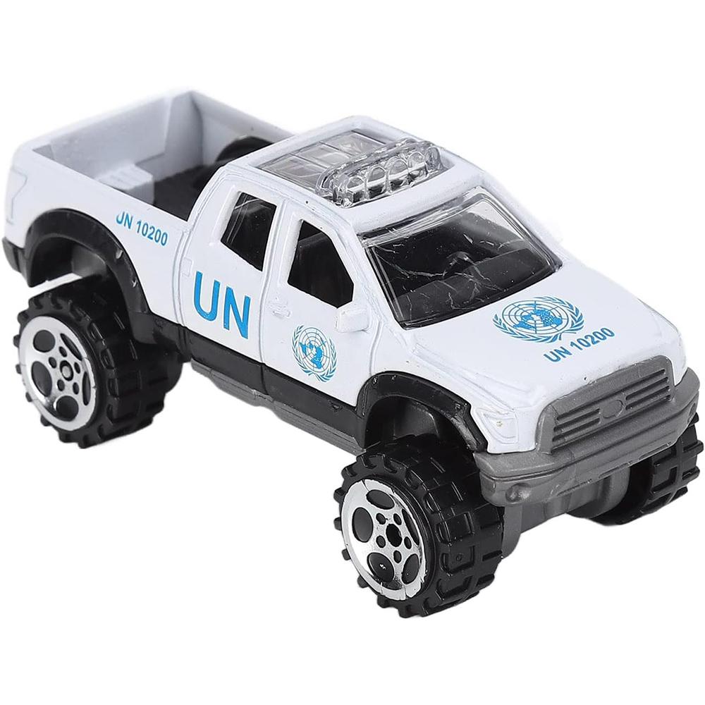 Giocattolo di camioncino in scala 1/64, 4 pezzi, modello di veicolo fuoristrada, giocattolo da corsa realistico in lega per kit di modelli di auto