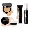 HARIAS Makeup Cushion Foundation Face Makeup Makeup Keeping and Makeup Preventing Spray (Official) 4-Piece Set (Neutral), Powder, Primer, Mist,