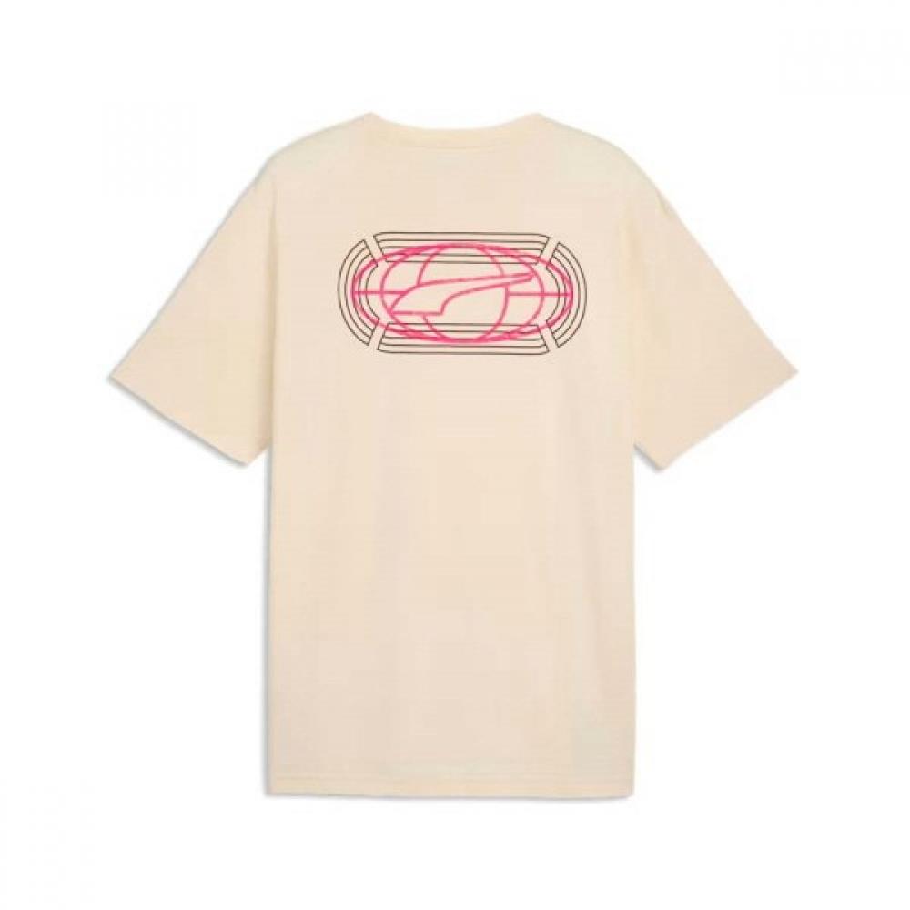 PuMa Men S ShorT Sleeve Running T ShirT Run Relaxed Graphic Tee M