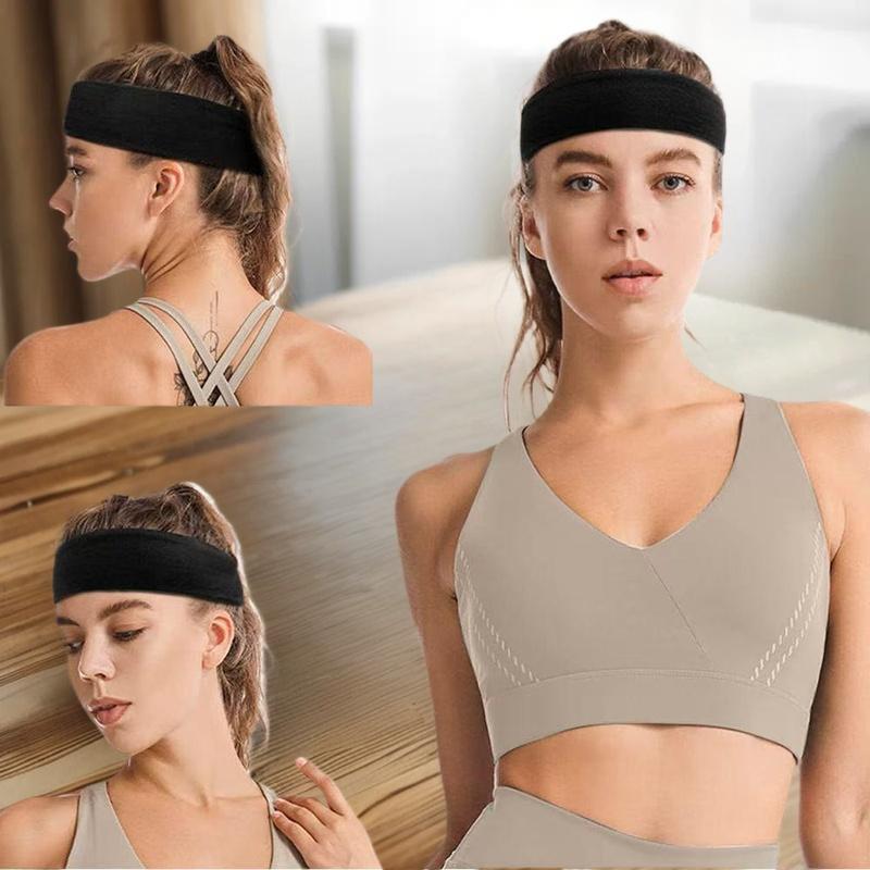 Fascia per Capelli in Cotone Elasticizzato Fasce alla Moda per Donne Uomini Monocolore Corsa Fitness Yoga Fasce per Capelli Elastiche Accessori per Capelli per Trucco