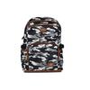 Camouflage Print Fabric Backpack Unisex Backpack Gray Brown WIB1802-CE
