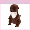 Plush Brown Otter Toy Cartoon Animal Stuffed Doll Kids Gift Bedroom Decoration