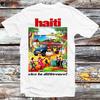 Haiti Vintage Travel Tourism Poster Vive La Difference T Shirt B1406