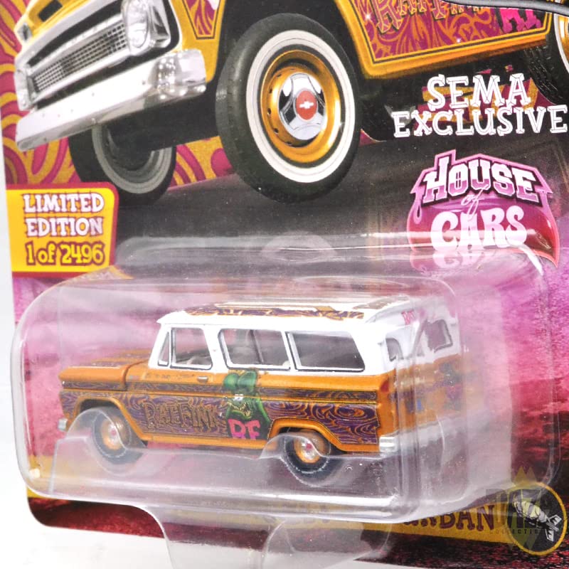 auto world 164 SCALE “SEMA EXCLUSIVE RAT FINK 1965 CHEVY SUBURBAN”