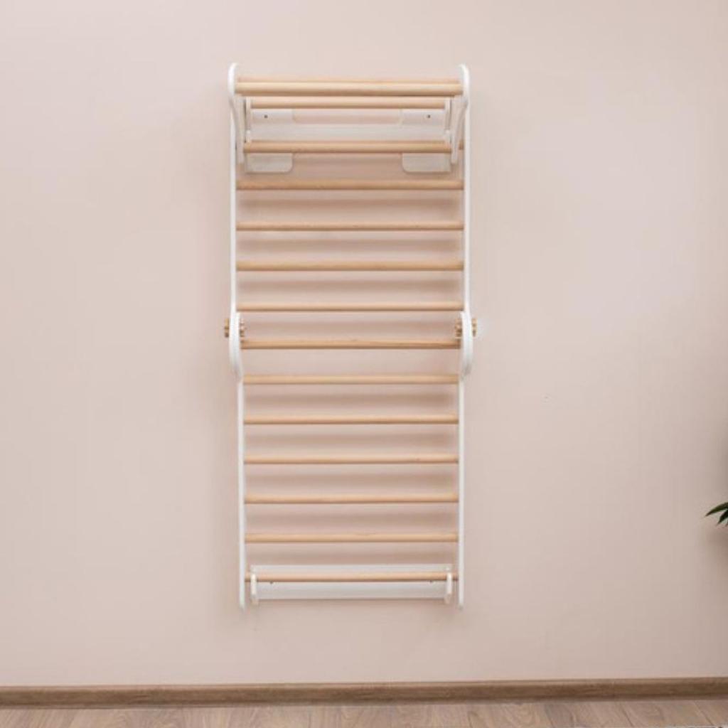 Kombo Gymnastic Ladder - White-Wood