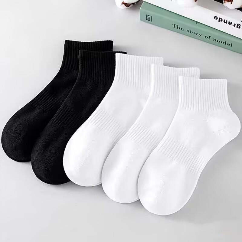 Spring-Summer Breathable Anti-Odor Cotton Ankle Socks for Men & Women