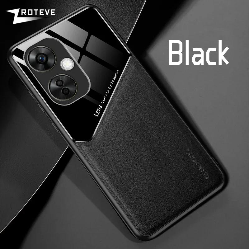 Чехол для OnePlus Nord CE3 Lite Zroteve PU Кожа Автомагнитный Жесткий ПК Чехол для One Plus Nord CE 3 Lite Nord3 5G Чехлы для телефонов CHINA&OnePlus Nord 3 чёрный
