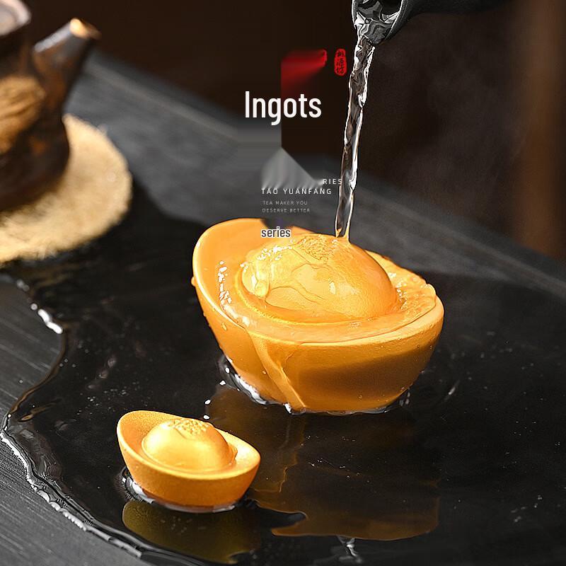 Меняющие цвет золотые слитки и пиксю чайные питомцы Large Gold Ingot