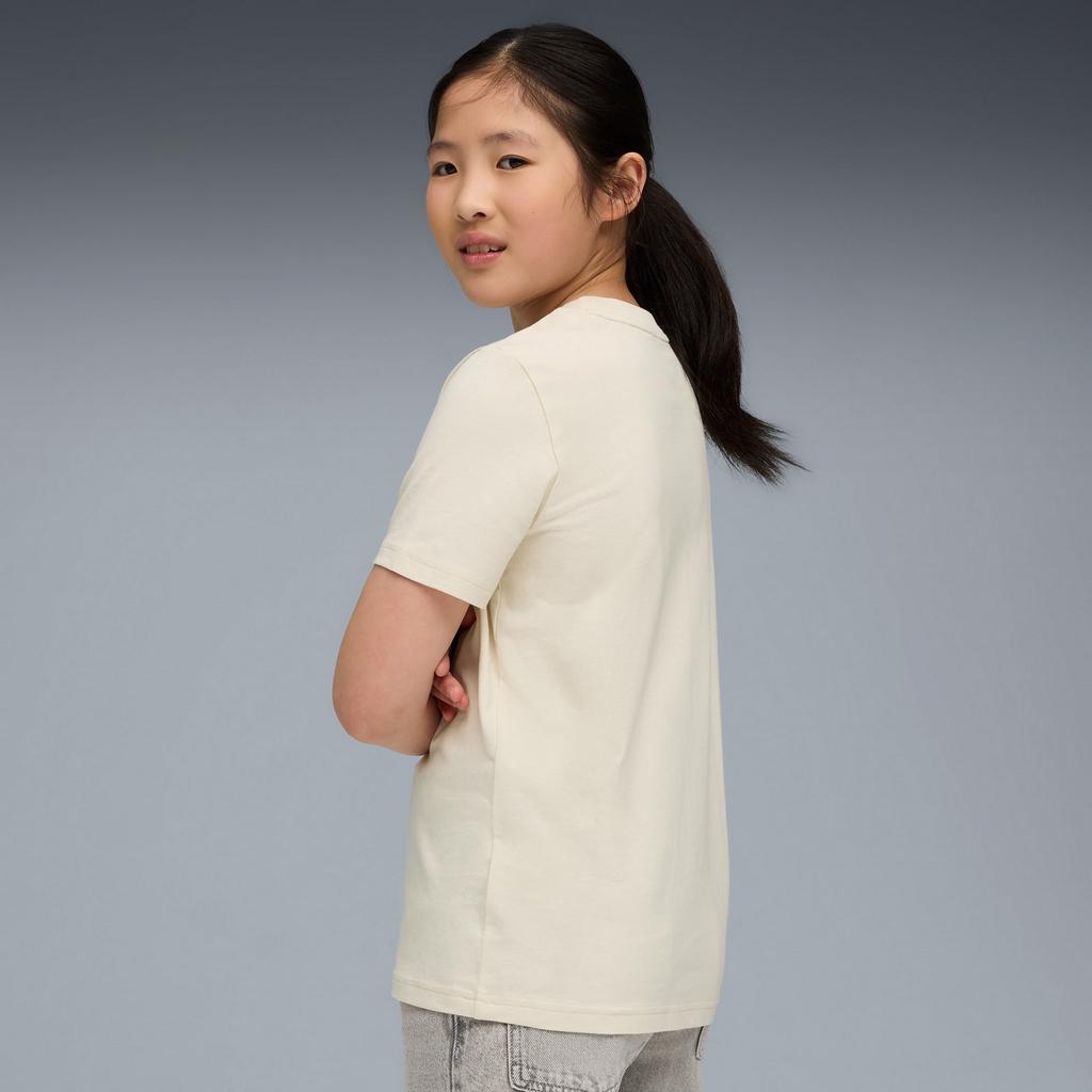 Puma ESS SCRIPT girls' T-shirt beige 68580587 size 128