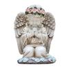 Solar Powered Angel Garden Statue Praying Angel Outdoor Garden Decoration 19*18*24 For Decorate Lawn Courtyard Terrace