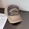 Vintage American Style Baseball Cap With Washed Cotton For Casual Summer Wear