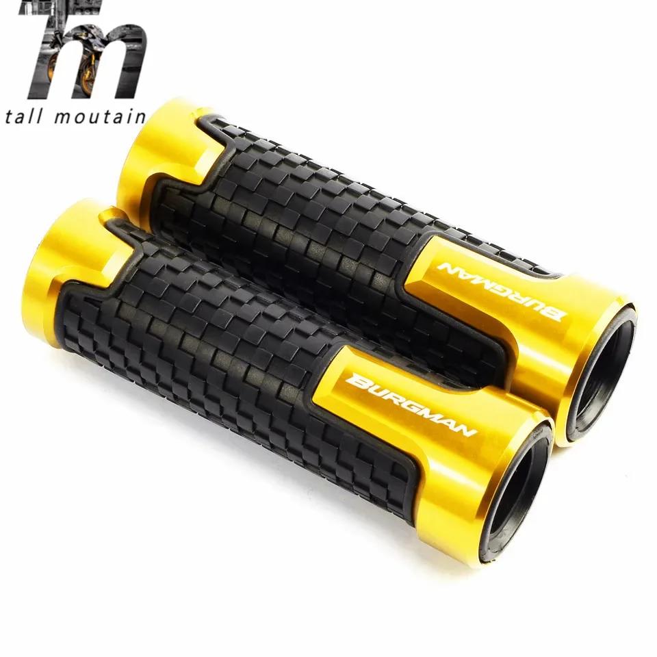 

For SUZUKI BURGMAN 650 400 125 200 AN650 AN400 AN125 AN200 Accessories Motorcycle Handle Grip Handlebar Grips cover золотий