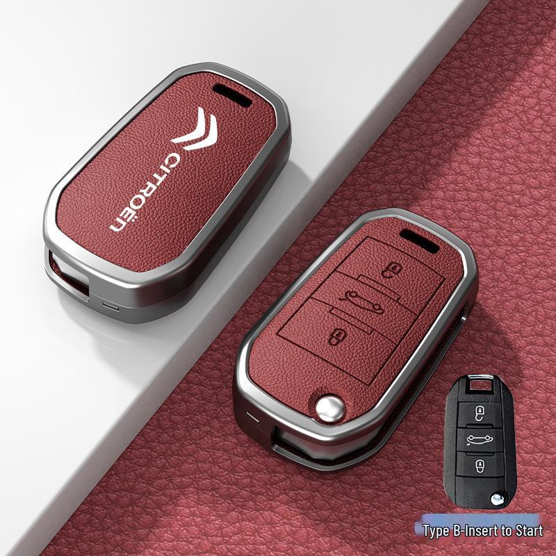 Car Key Cover & Buckle for Citroen C3XR, C4L, Tianyi, C5, C4 Sega, Elysee, C6 Models