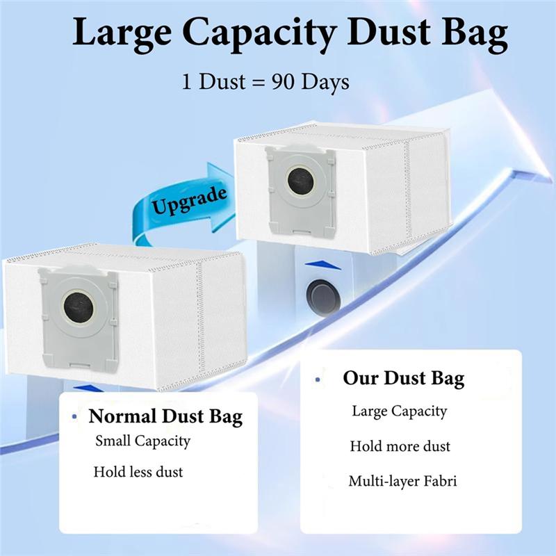 

A25F-Main Side Brushes, Mop Cloths, HEPA Filters, Dust Bag Accessories For Ecovacs X8 Pro Omni Robot Vacuum Spare Parts
