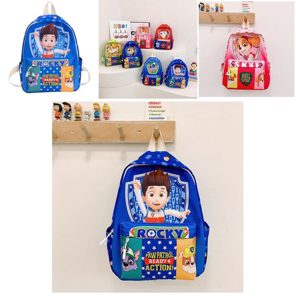 Adorable Blue Paw Patrol Cartoon Backpack For Boys And Girls Age 3-6 Years