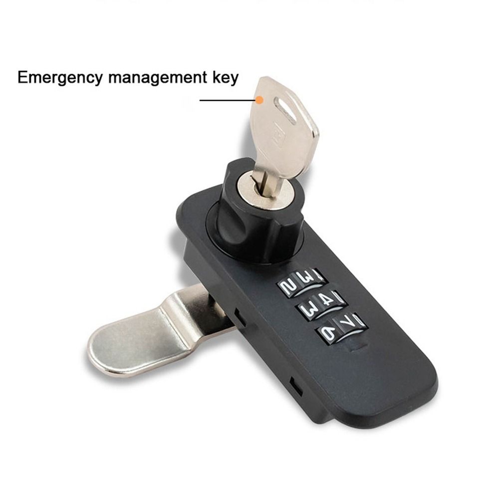 3 Digital Code Combination Lock Anti-theft Drawer Lock New Password Lock  Cupboard Drawer