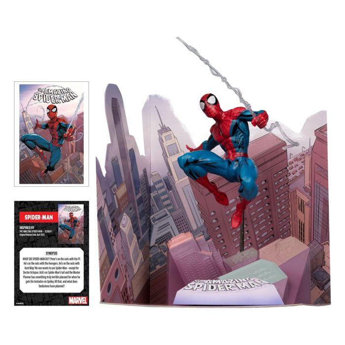 McFarlane Toys - Marvel Collection - Statuette 1/10 Spider-Man (The Amazing Spiderman 1) 17 Cm