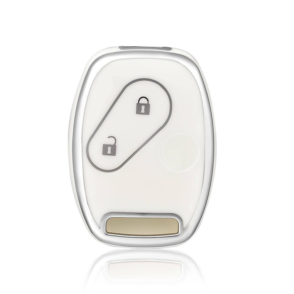 2/3 Buttons Soft TPU Car Key Case Cover for Honda Fit CIVIC JAZZ Pilot Accord CR-V Freed Freed Pilot StepWGN Insight Key Shell